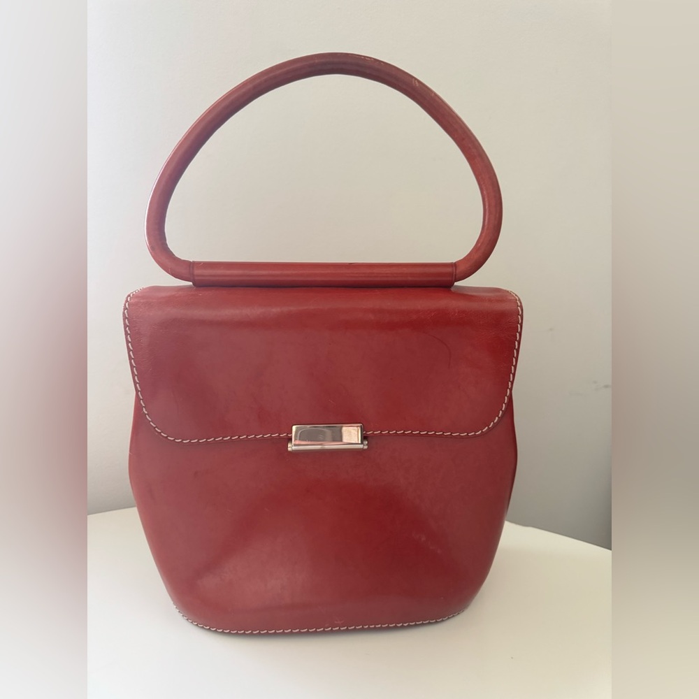 Melusine - Red Leather Handbag